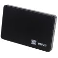 USB 2.0 HDD External Hard Drive Case 2.5 Inch Plastic SATA Enclosure SSD High Speed Transmission Support Window Mac Android.