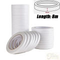 50M Strong Tape Sticker Double Sided Adhesive Tape Ultra-thin White for Home Office Craft Double Sided Tape Sticky Paper.