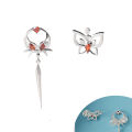 Anime TGCF cosplay jewelry TianGuanCiFu butterfly tassel bracelet earrings opening adjustable ring huacheng xielian fans gifts. 