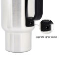 Car Electric Kettle Stainless Steel 450ml Kettle Pot Heated Automatic Shut Off for Water Tea Coffee Milk Car Kettle Thermos. 