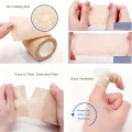 3Pcs Portable Elastic Self-adhesive Bandage, Breathable Sports Non-woven Wrap Finger Tape For Wrist Ankle Elbow Shoulder. 