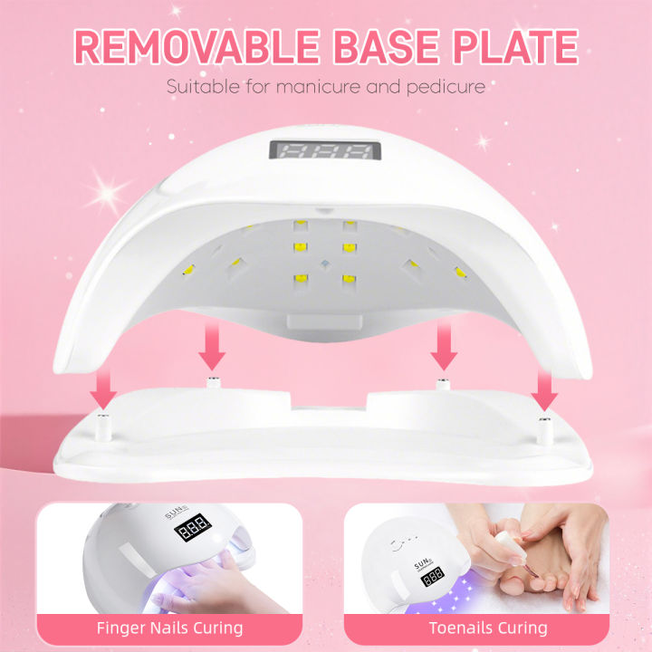 SUN5%20UV%20LED%20Nail%20Lamp%2048W%20Nail%20Dryer%20For%20Curing%20Gel%20Nail%20Polish%20With%204%20Timer%20Automatic%20Sensor%20LCD%20Display%20Professional%20Nail%20Lamp%20-%20Image%205