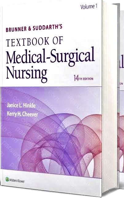 BRUNNER & SUDDARTH'S TEXTBOOK OF Medical-Surgical Nursing 14TH EDITION Vol 1 + 2 | Set Of 2 Books |
