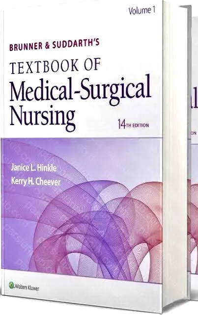 BRUNNER & SUDDARTH'S TEXTBOOK OF Medical-Surgical Nursing 14TH EDITION Vol 1 + 2 | Set Of 2 Books |