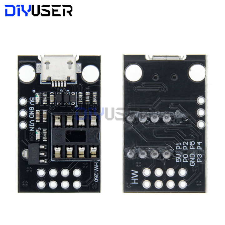 DIYUSER%20ATtiny13A%20/%20ATtiny25%20/%20ATtiny45%20/%20ATtiny85%20Pluggable%20ATTINY%20Development%20Programming%20Bare%20Board%20-%20Image%202