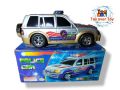 Police Car Jeep with High Speed Lights and Music Battery Operated Automatic Toy. 
