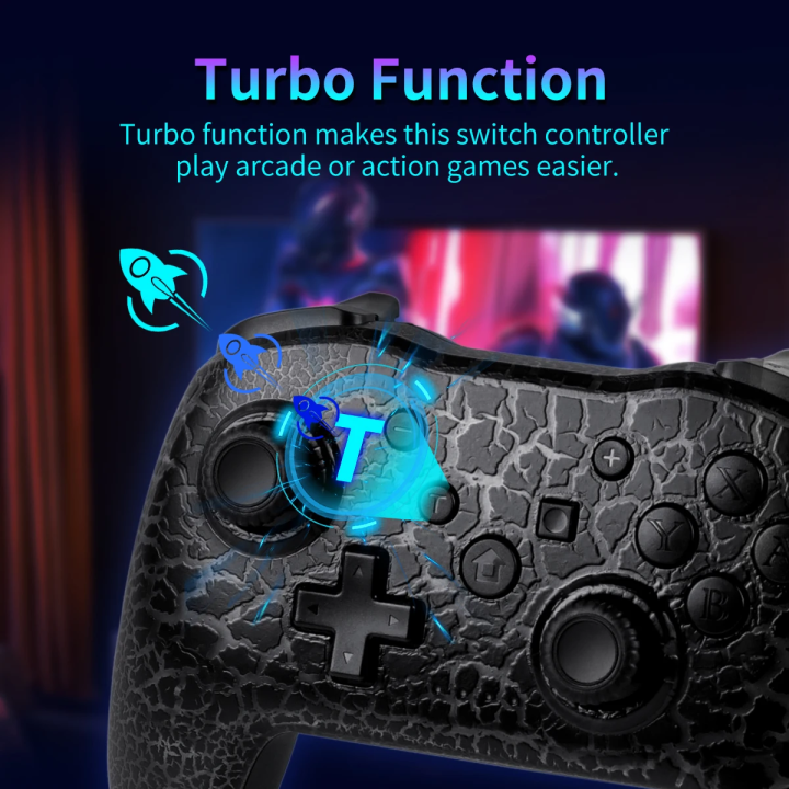 GAMINJA%20RGB%20Wireless%20Gamepad%20CRACK%20PROCESS%20For%20%20Switch%20TV%20Box%20PS3%20Joystick%20Controller%20Six%20axis%20gyroscope%20Dual%20Vibration%20-%20Image%204