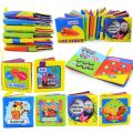 Soft Book .Nontoxic Fabric Baby Cloth Books Early Education Toys Activity Crinkle Cloth Book for Toddler. Pack of 6.