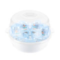 Microwave Bottle Sterilizer Steam Sterilizer Fits 6 Baby Bottles for Baby Bottles Pacifiers Cups Disinfect in 2-6 Minutes. 