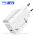 Total 40W PD USB C Charger Quick Charge QC 3.0 Wall Charger Adapter For iPhone 14 13 USB Charger Fast Charging.