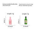 Soju Enamel Pin Brooch Wine Badge Peach Fresh Pink Green Bottle Lapel Pin Lovely Backpack Jewelry Accessories  for Friends. 