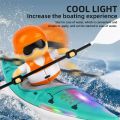 2.4G RC Boat Kayak Racing Ship Remote Control Rowing Boat Paddling Water Competition Games Balanced Vessel Outdoor Toy Boy .