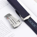 Folding Watch Buckle for  Stainless Steel Deployment Clasp 18mm 20mm for Seamaster Matte Watchband Metal Button Accessories. 