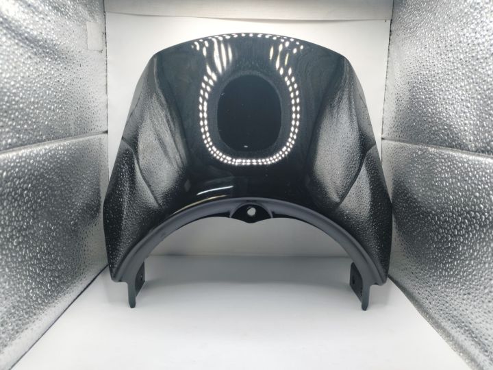 unbreakable shine windshield for round headlight bikes