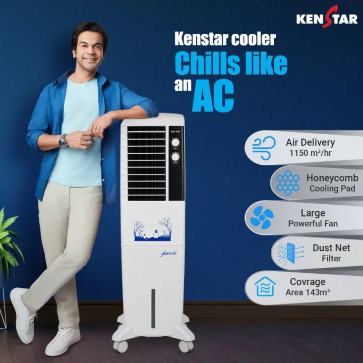Kenstar Coolers Glam Model Indian Tower 35LT