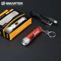 Mini LED Keychain Light Portable Luminous Small EDC Flashlight Outdoor 10 Lighting Modes Waterproof Camping Warning Strong .