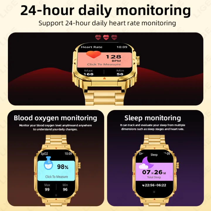 LIGE%20Men's%20Smart%20Watch%20With%20LED%20Flashlight%202.01-inch%20HD%20Screen%20Bluetooth%20Calling%20Heart%20Rate%20Monitor%20AI%20Voice%20Control%20Waterproof%20-%20Image%206