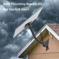 Suitable For Starlink Gen 3 Kit Bracket, Starlink Internet Long Wall Mounting Bracket, Starlink Gen 3 Pipe Adapter..