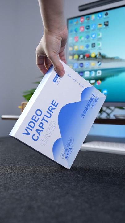 ACASIS 1080P60HZ 4-Channel Built-in HDMI Capture Card PCIE 2.0 X4 Upgraded Version With Cooling Fan