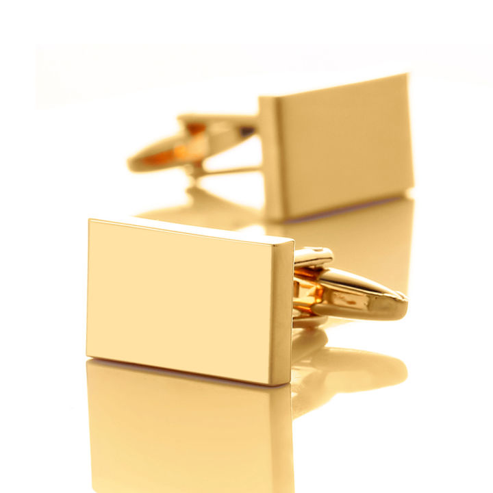 Simple%20Style%20Rectangle%20Cufflinks%20For%20Mens%20French%20Style%20Shirt%20Blank%20Buttons%20Business%20Metal%20Copper%20Brass%20Groom%20Gemelos%20Gifts%20-%20Image%206