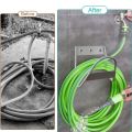 Water Hose Holder / Garden Hose Rack / PVC Pipe Hanger / Solid Iron Hook. 