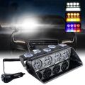Car Dashboard VIP Police Light Emmergency Police Ambulance Light 24 point LED- Large Size. 