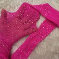 Shiny Fishnet Tights Trendy Glitter Thin Pantyhose Small Mesh Acrylic Stockings Women Girl.