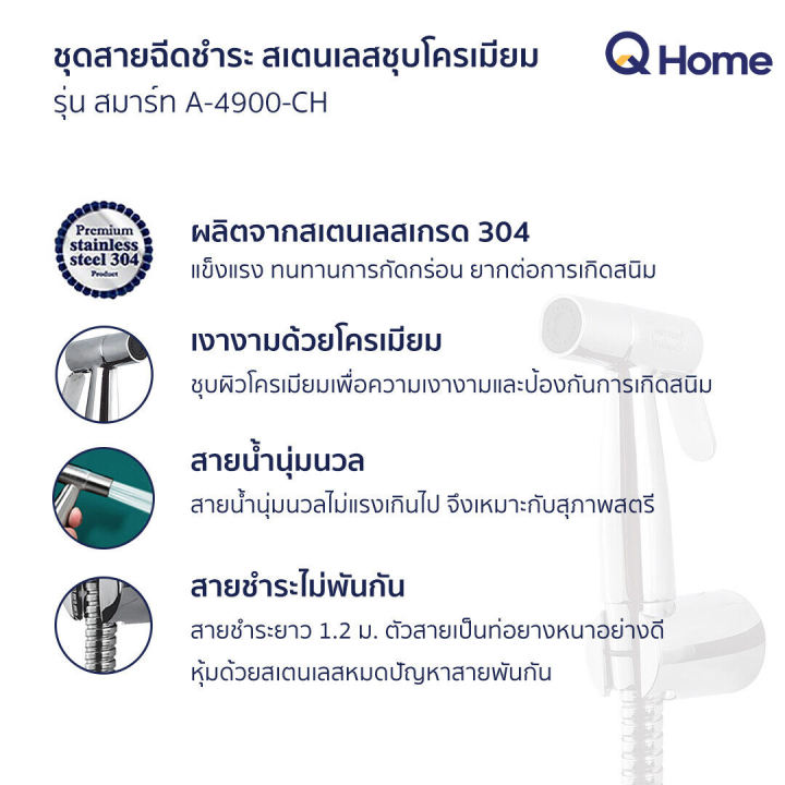 American%20Standard%20spray%20hose%20A-4900-CH%20chrome%20color%20spray%20hose%20set%20-%20Image%205