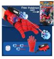 Spiderman Swrist Luncher Toy with free Pokémon card and Hand Gloves. 