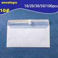10-100Pcs Windowless white envelope 10 # Secure Business Envelope Can hold A4 paper Bill invoice Self Sealing Envelope.