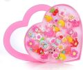 Baby Girls & Mixed styles Cartoon Animal vegetables and fruit Lovely Candy Color Plastic Rings. 