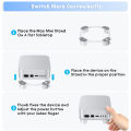 Aluminum Stand for Mac Mini M4/M4 Pro: Cooling Holder with Power Button Access & Anti-Slip Design.