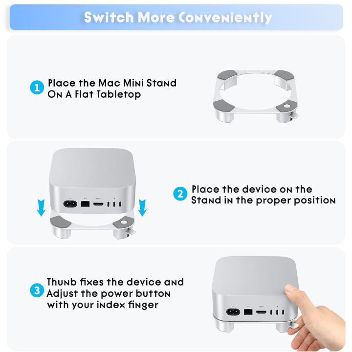 Aluminum%20Stand%20for%20Mac%20Mini%20M4/M4%20Pro:%20Cooling%20Holder%20with%20Power%20Button%20Access%20&%20Anti-Slip%20Design%20-%20Image%204