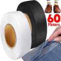 Durable 60M Interlining Adhesive Tape Non-woven DIY Sewing Interlining Double-sided Sewing Tool for Shorten Repair Pants.
