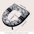 1Pcs Thickened Toilet Seat Cushion, Zippered Toilet Seat Cover, Cartoon Universal Waterproof Toilet Seat Cover, Simple Universal Waterproof Toilet Seat Pad, Toilet Seat Warming Pad. 