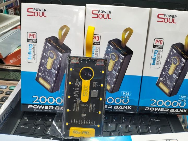 Power Soul 20000mah PD Power bank Super Fast Charging