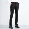 CEO Men's Formal Elastic Pants Office Wear Slim Fit Stretchable Flexible Business Casual Long Black Pant Seluar Slack Lelaki. 