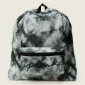 Victoria’s Secret PINK Packable Backpack NWT - Tie Dye Black, White, Gray. 