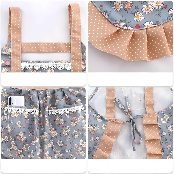 1Pc%20Kitchen%20Household%20Cooking%20Canvas%20Apron%20Women%20Oil-Proof%20Waterproof%20Adult%20Waist%20Fashion%20Coffee%20shop%20Flower%20shop%20Overalls%20Apron%20-%20Image%205