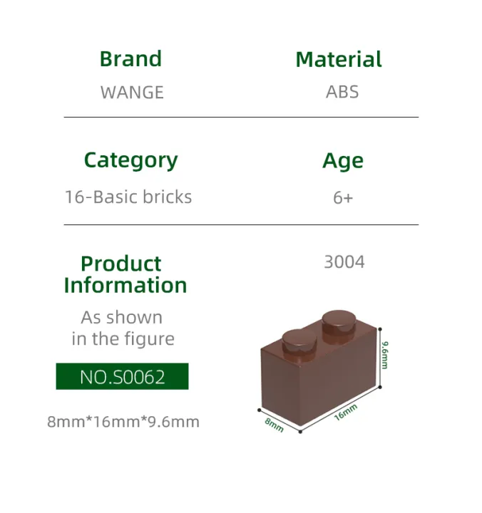 Wange%203004%20100g/125PCS%201x2%20Basic%20Building%20Block%20Moc%20Loose%20Parts%20Creativity%20with%20Bricks%20DIY%20Children's%20Toy%20Assembly%20%20Storage%20-%20Image%203