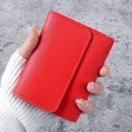 Simple And Short Lady Purse Student Ticket Holder Multi-function Card Bag. 