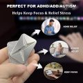 EDC Fidget Sliders Slider Metal Fidget Toys Stress Relief for Adults Magnetic Metal Infinite Fidget. 