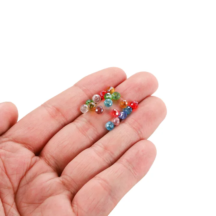 70-300pcs%203/4/6/8mm%20Translucent%20Czech%20Crystal%20Glass%20Bead%20Faceted%20Colorful%20Spacer%20Bead%20For%20DIY%20Bracelet%20Jewelry%20Making%20Supplies%20-%20Image%205