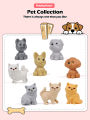 Kids Pet Care Pretend Play Set, Montessori Educational Role Play Toy Feeding Grooming Role Play Toy for Boys Girls  3+. 