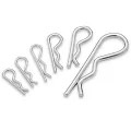 Cotter Pins Clip Splitpins Metal Wave Type R Type Insurance Safety Hardware Fastener Carbon Steel Fixed Pin Accessories. 