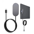 Magnetic Wireless Charger for iPad Pro/Air, 28W Aluminum Alloy Fast Charing with 5.58ft USB-C Cable Smart ipad Charger. 
