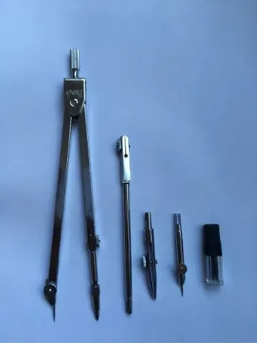 Professional%20Drawing%20Compass%20Setting%20Geometry/Mathematics%20OR%20Engineer%20Students%20Drawing%20Metal%20Compass%20With%20Pencil%20Leads%20Ink%20Drawer%20-%205pc%20Set%20-%20Image%205