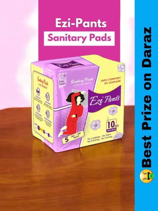 Ezi%20-%20Pants%20(Sanitary%20Pads)%20Pack%20of%2010%20-%20Image%202