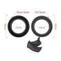37x50x11 37 50 11 Oil Seal & Dust Cover Front Fork For Kawasaki Honda CBR250 MC19 MC22 VTR250 CR80R CRF150R CTX200. 