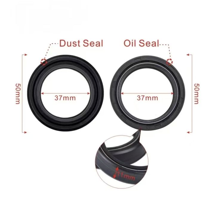 37x50x11%2037%2050%2011%20Oil%20Seal%20&%20Dust%20Cover%20Front%20Fork%20For%20Kawasaki%20Honda%20CBR250%20MC19%20MC22%20VTR250%20CR80R%20CRF150R%20CTX200%20-%20Image%202